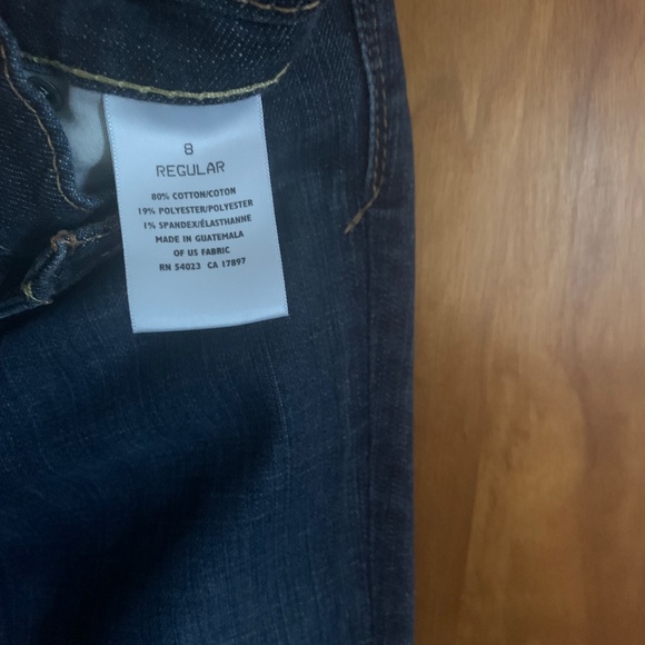 Old navy size 8 diva dark wash jeans - Picture 6 of 8